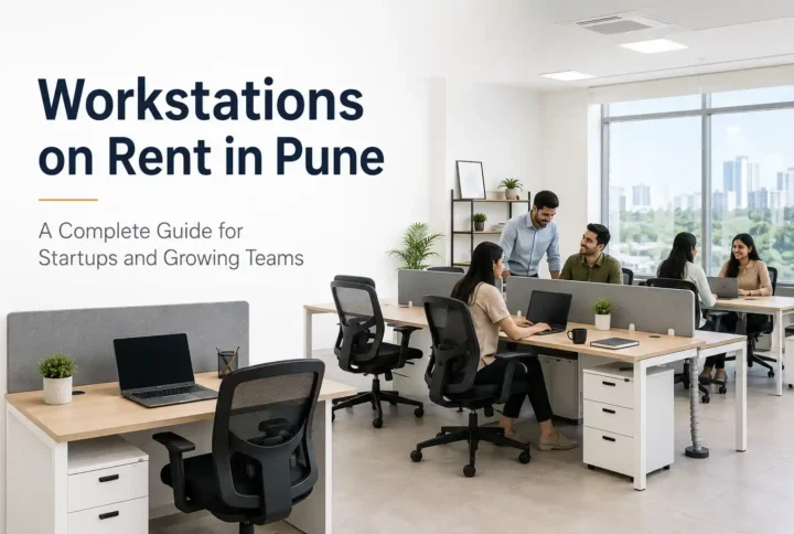 Modern workstations on rent in Pune for startups and growing teams by Rentooffice