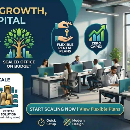How Startups Can Scale Office Setup Without Huge Investment Using Rental Furniture